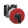 Przycisk czerwony przycisk bezpieczeństwa Ø 22 grzybkowy Ø 40 odryglowanie kluczem ATEX Harmony XB4