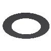 Numinos® L Pierścień redukujący, okrągła 240/150 mm czarna