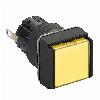 Harmony XB6 Kompletny wskaźnik świetlny, Żółty, LED, Kwadratowy, 24 V DC, 16 mm, Plastikowy