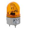 Harmony XVR Lampa wirująca z lustrem bez buczka Ø84 pomarańczowa LED 24 V AC/DC