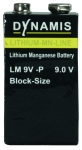 Bateria 9 V, litowa, 1300 mAh, temperatura pracy do 80°C EB 9V LI1300 80