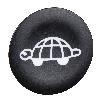 Harmony XB4 Oznaczona nasadka przycisku czarna z białym żółwiem