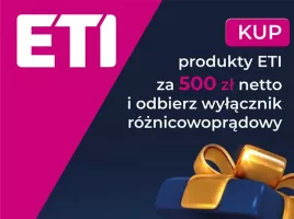 Logo ETI- tak tanio jeszcze nie było