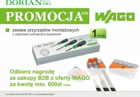 Logo Odbierz zestaw przyrządów montażowych WAGO za 1zł brutto