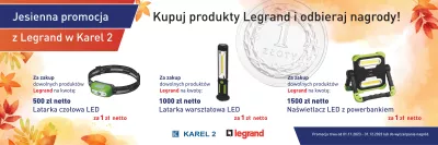 Logo Jesienna promocja z Legrand w Karel2