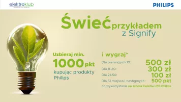 Logo Elektroklub - Świeć przykładem i kupuj marki Philips z Signify