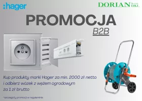 Logo Hager- Zadbaj o ogród i zgarnij wąż ogrodowy